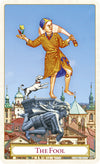 The Fool, astronomy, arabic astronomy, Tarot of Prague limited edition deck, tarot cards, tarot deck, prague, magic Prague, Das Tarot von Prag, limited edition tarot
