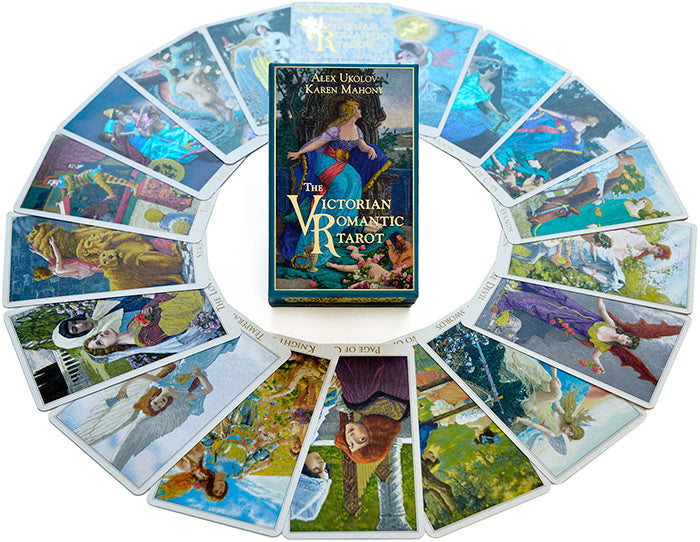 Victorian Romantic Tarot. Baba Studio and Magic Realist Press tarot cards, Victorian art and engravings