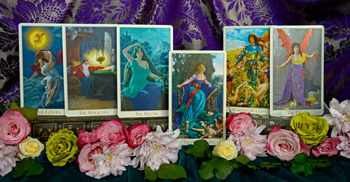 Illustrated tarot cards. books. embroideries, bags - handmade, vintage ...
