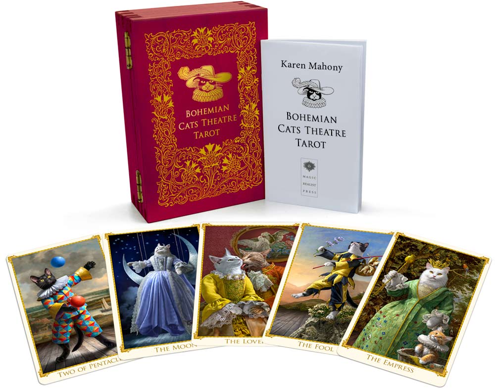 PRE-ORDER. The Bohemian Cats Theatre Tarot standard deck.