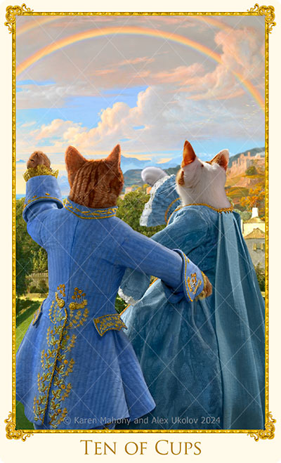 The Bohemian Cats Theatre Tarot LARGE FORMAT limited edition deck.