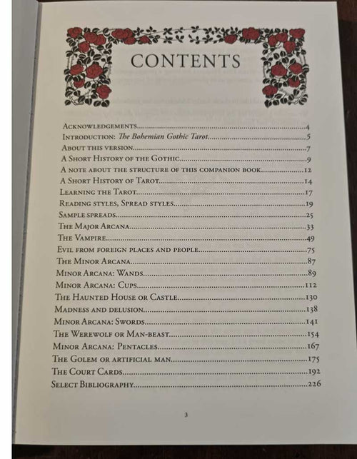 Pre-order. The Bohemian Gothic Tarot companion book