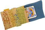 Floral Vines - Japanese vintage silk foldover pouch
