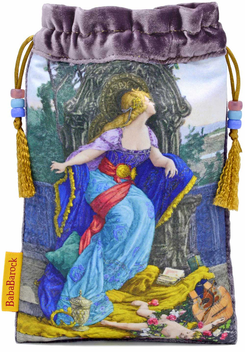 Queen of Cups, limited edition drawstring from the Victorian Romantic Tarot