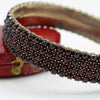 Antique Bohemian garnet bracelet.