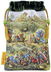 Fairies by Richard Doyle - fairy crowds bag in olive green
