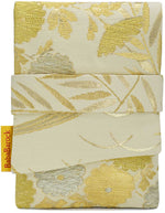 Bamboo & Blossoms - Japanese vintage silk foldover pouch