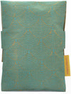 Tarot bag in pure silk, tarot pouch hand-printed in Indian dupion, foldover tarot pouches by Baba Studio / BabaBarock. 