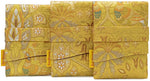 Rich Golds - pochette à rabat en soie vintage japonaise