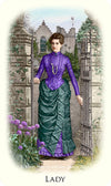 Lady - fortune telling card by BabaBarock / Baba Studio, oracle deck