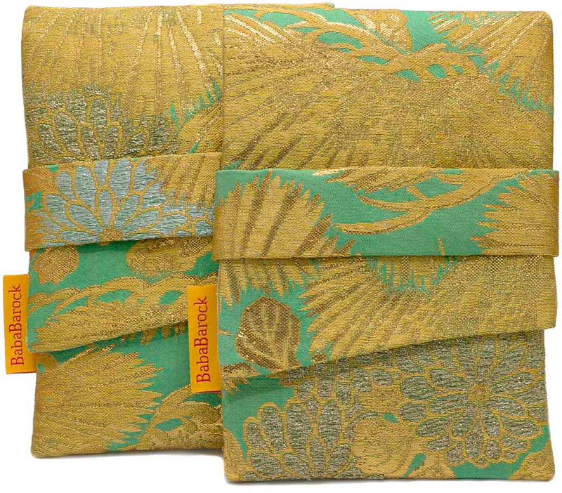 Silk bags for tarot cards, oracle decks, foldover tarot pouches