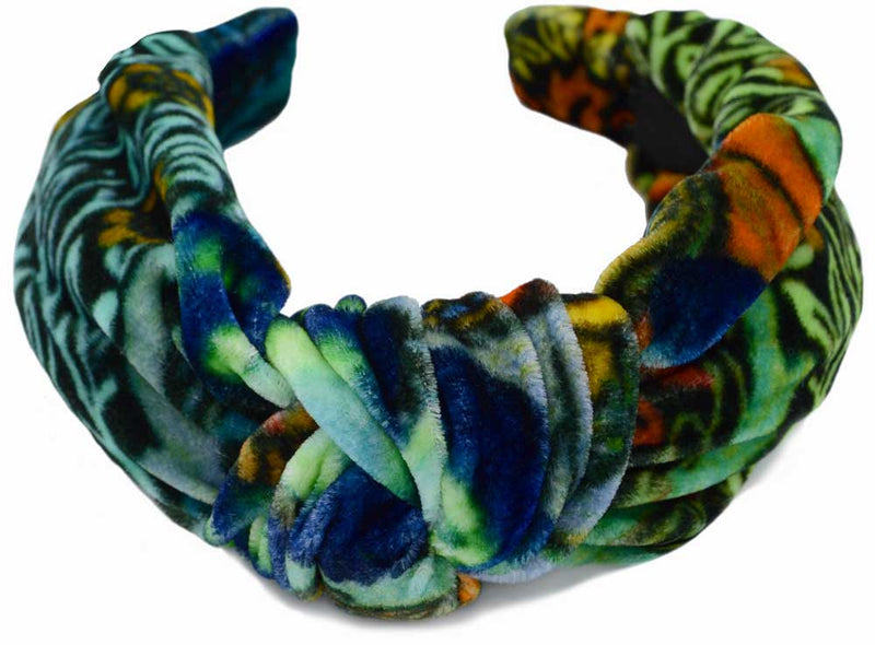 Velvet headband, knot headbands by BabaBarock / Baba Studio