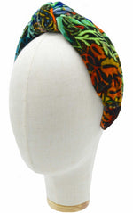 Knot headband, silk velvet headpieces for weddings, races, special events