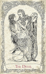 The Lovers The Vampire. Mythical Creatures Tarot, Baba Studio
