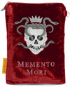 Gothic bag, skull snakes embroidered bag, tarot wristlet by Baba Studio, BabaBarock.