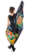 The Firebird, pure silk-satin scarf/wrap. - Baba Store - 4