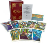 The Victorian Romantic Tarot standard deck with cold stamping and wooden box