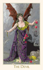 Die dritte Ausgabe des viktorianischen romantischen Tarot (metallische Überlagerung). Jetzt ausverkauft.
