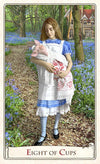 Pig baby, Alice in Wonderland, tarot cards, Baba Studio 