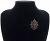 Antique Bohemian garnet pendant or brooch / pin.