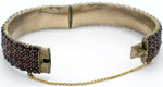 Antique Bohemian garnet bracelet.