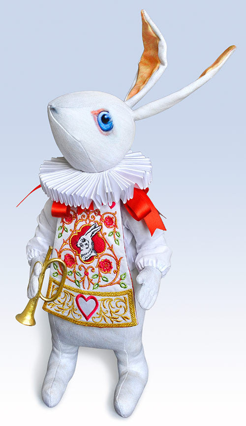 The White Rabbit "Herald" art doll, Limited edition of 100 - Baba Store EU - 1